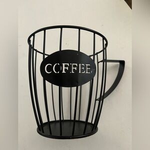 Black Coffee Storage Basket